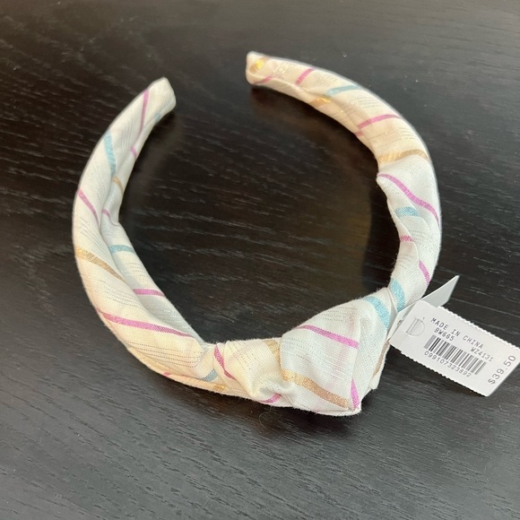 J.Crew Multicolor Striped Knot Headband - Picture 2 of 14